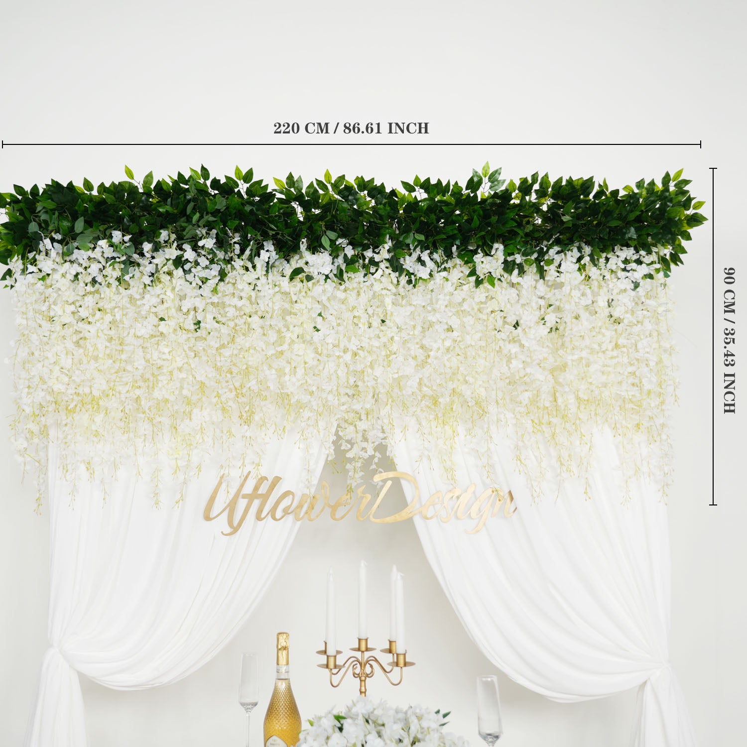 Artificial Wisteria Banquet Table Centerpieces 12 picture